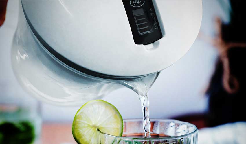 Gentoo Glass 1.5L Alkaline Water Filter Jug