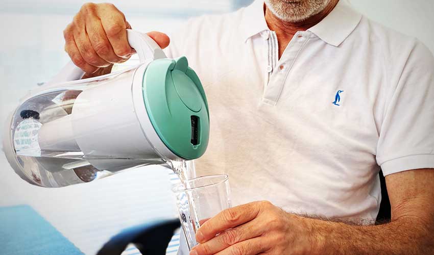 drink pure filtered water